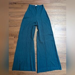 Ripley Rader Ponte Knit Wide Leg Cropped Pants, Size 2/Small Forest Green